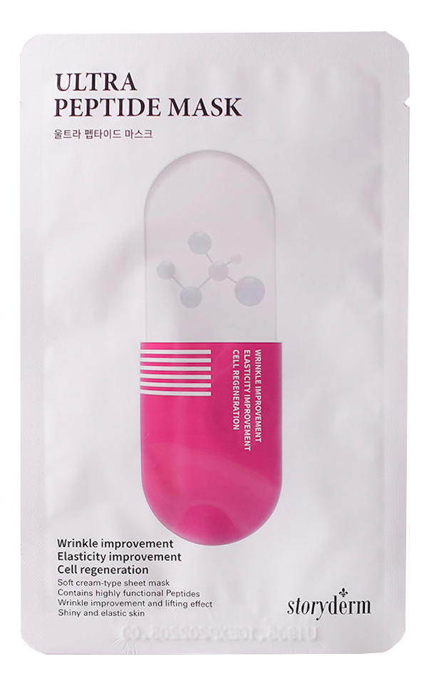 Тканевая маска для лица с пептидами Ultra Lift Peptide Mask 25мл: Маска 1шт тканевая маска для лица с пептидами 8 peptide sensation pro balancing mask 25г маска 1шт