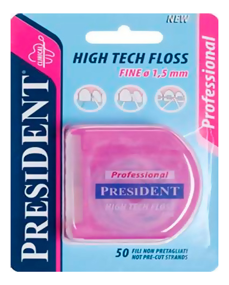 Зубная нить High Tech Floss 1.5мм 50м