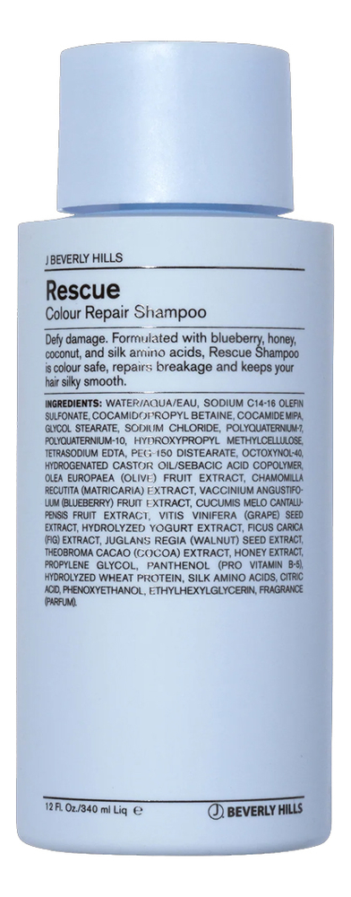 Антивозрастной шампунь для восстановления осветленных и поврежденных волос Rescue Colour Repair Shampoo 340мл