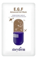 Storyderm Омолаживающая тканевая маска со стволовыми клетками E.G.F Advanced Mask 25мл