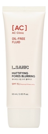 

Матирующий дневной флюид для лица AC Clinic Mattifying Oil-Free Fluid SPF15 60мл