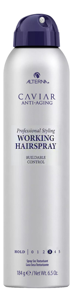 Лак для волос подвижной фиксации Caviar Anti-Aging Professional Styling Working Hairspray: Лак 184г
