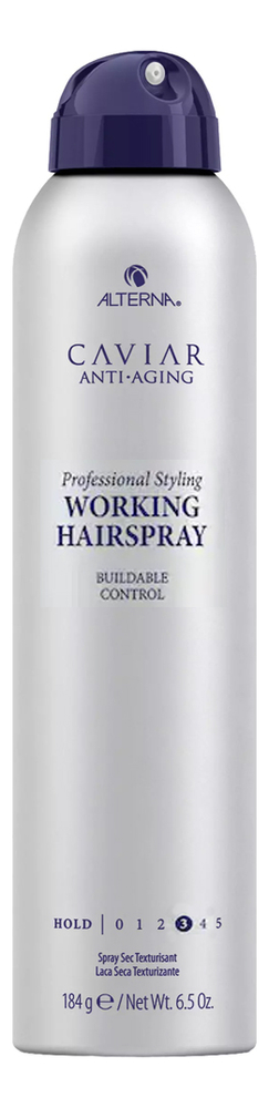 

Лак для волос подвижной фиксации Caviar Anti-Aging Professional Styling Working Hairspray: Лак 184г, Лак для волос подвижной фиксации Caviar Anti-Aging Professional Styling Working Hairspray