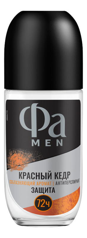 

Шариковый дезодорант для тела 72ч Men Red Cedarwood 50мл