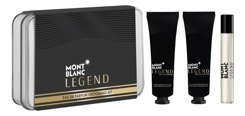 Купить Legend 2020: набор (п/вода 7, 5мл + гель д/душа 30мл + бальзам п/бритья 30мл), Mont Blanc