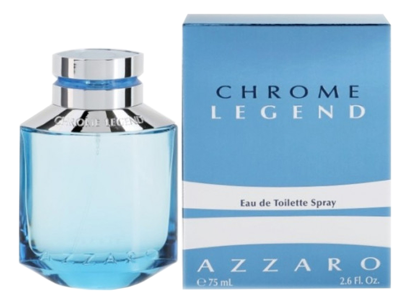 Chrome Legend: туалетная вода 75мл azzaro chrome aqua 100