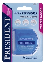 PresiDENT Зубная нить High Tech Floss Medium 2.2мм 50м