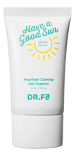 Dr.F5 Солнцезащитная эссенция для лица Heartleaf Calming Sun Essence SPF50+ PA++++ 60мл