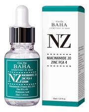 Cos De Baha Укрепляющая сыворотка для сужения пор Niacinamide 20% Zinc PCA 4% Serum 30мл