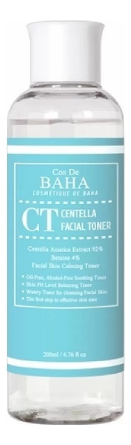 

Тонер для лица с экстрактом центеллы азиатской CT Centella Facial Toner 200мл