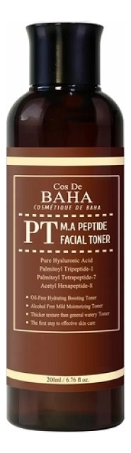 Пептидный тонер для лица с матриксилом и аргирелином M.A Peptide Facial Toner 200мл освежающий тонер с алоэ вера aloe visible difference fresh toner