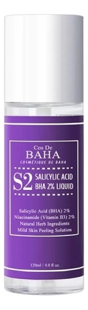 Cos De Baha тонер для проблемной кожи лица с салициловой кислотой ...