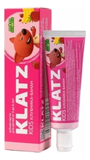 Klatz Зубная паста для детей от 3 до 6 лет Клубника-банан Kids 40мл