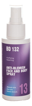 Спрей для лица и тела против воспалений BD 132 13 Anti-Blemish Face and Body Spray 100мл