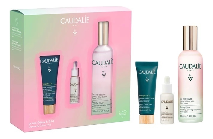 

Набор для лица (детокс-маска Vinergetic C+ Masque Instant 15мл + вода Красота лица Demaquillante Eau De Beaute 100мл + сыворотка-сияние Vinoperfect Serum Eclat 10мл)