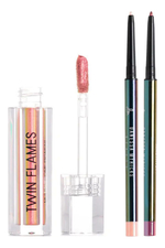 Danessa Myricks Набор для макияжа Infinite Chrome Gemstone (жидкие тени Twin Flames Star Ruby 2,5мл + водостойкий карандаш Rose Quartz 0,15г+ водостойкий карандаш Amethyst 0,15г)