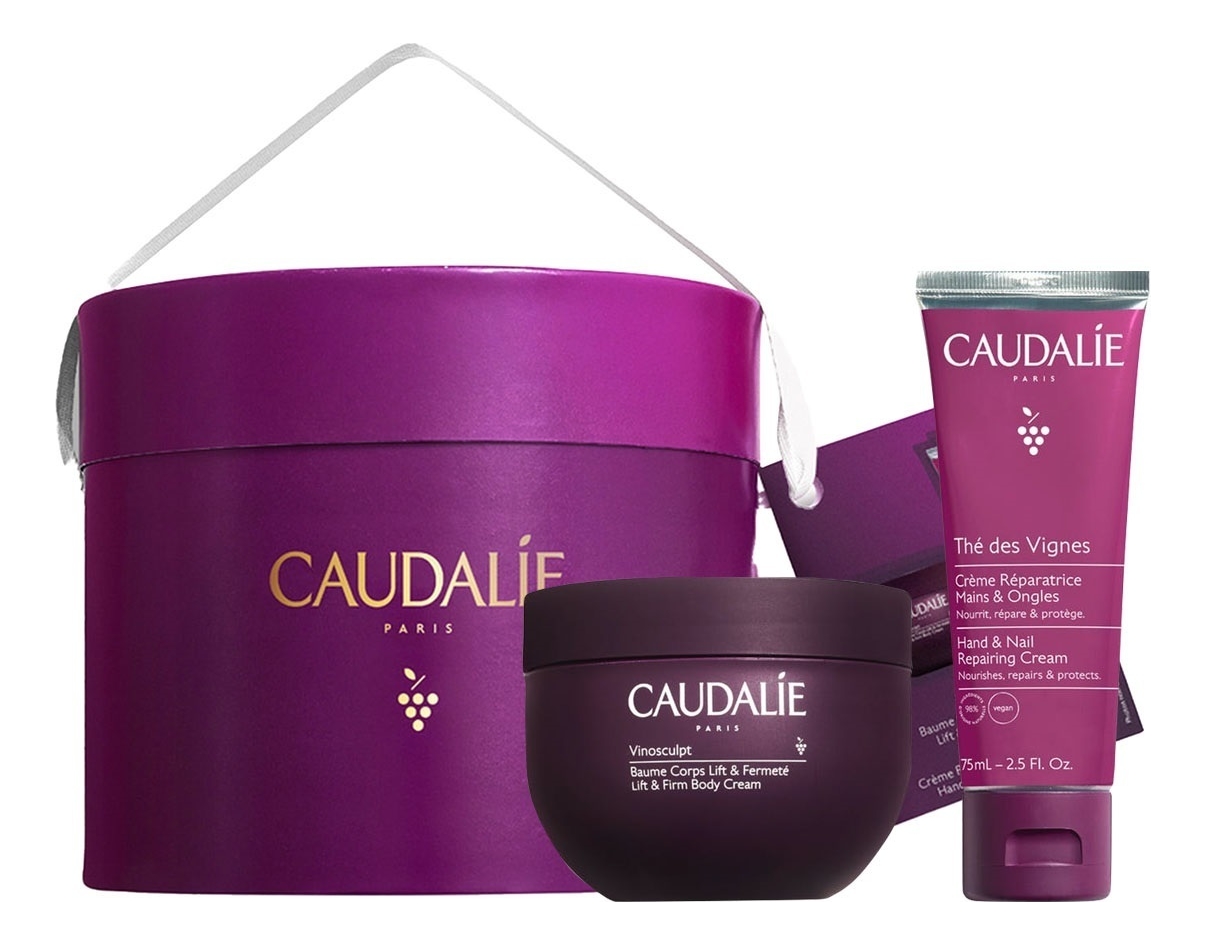 

Набор (бальзам д/тела Vinosculpt Baume Corps 250г + крем д/рук и ногтей The Des Vignes Creme Reparatrice 75мл)