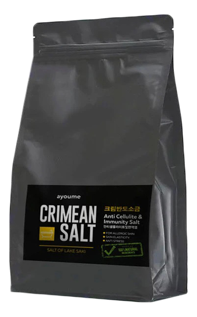 Крымская соль для ванн Crimean Salt 800г соль для ванны ayoume соль для ванны крымская crimean salt