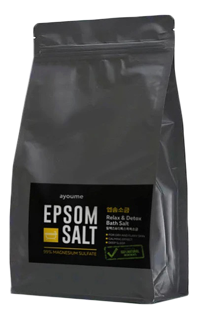 Английская соль для ванн Epsom Salt 800г соль для ванн eco mirai epsom salt 500 гр