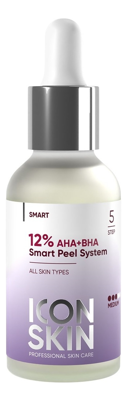 Пилинг для лица Smart AHA+BHA 12% 30мл