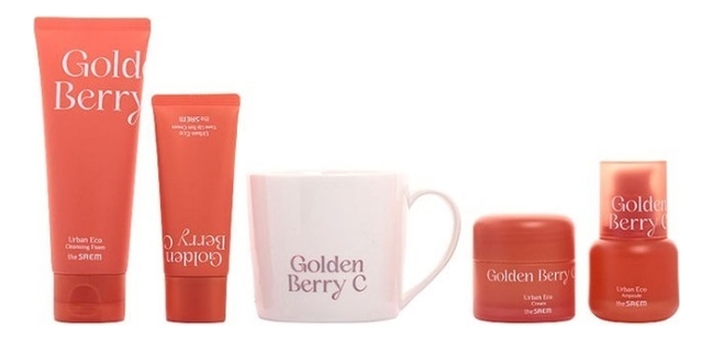 

Набор против морщин и пигментации Urban Eco Golden Berry Lucky B (крем 50мл + ампульная сыворотка 30мл + пенка 100мл + солнцезащитный крем 35г + кружка 320мл)