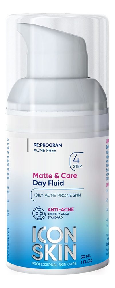 

Матирующий дневной крем-флюид с эффектом пудры Re:Program Matte & Care Day Fluid 30мл