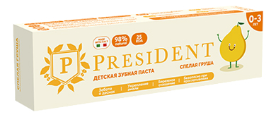 

Детская зубная паста Спелая груша 0-3 лет 32г