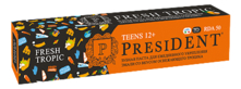 PresiDENT Зубная паста для детей Teens 12+ Fresh Tropic 70г