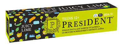 

Зубная паста для детей Teens 12+ Juicy Lime 70г