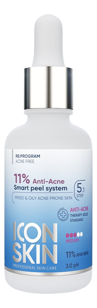Пилинг для лица с комплексом кислот 11% Re:Program Anti-Acne 30мл