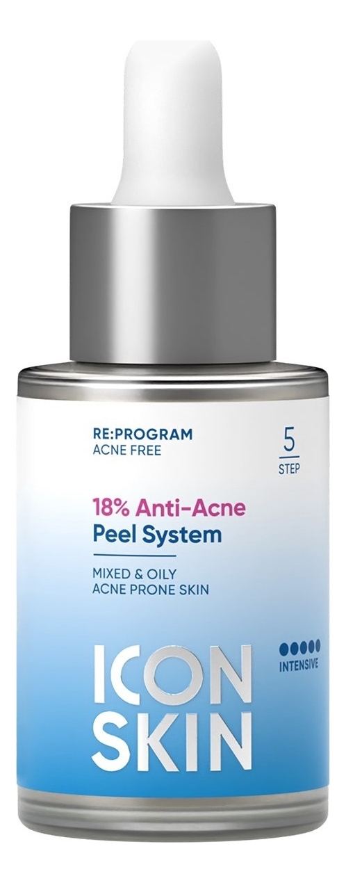 Пилинг для лица с комплексом кислот 18 ReProgram Anti-Acne 30мл 785₽