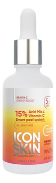 Пилинг для лица с витамином C 15% Re:Vita C Acid Mix & Vitamin 30мл