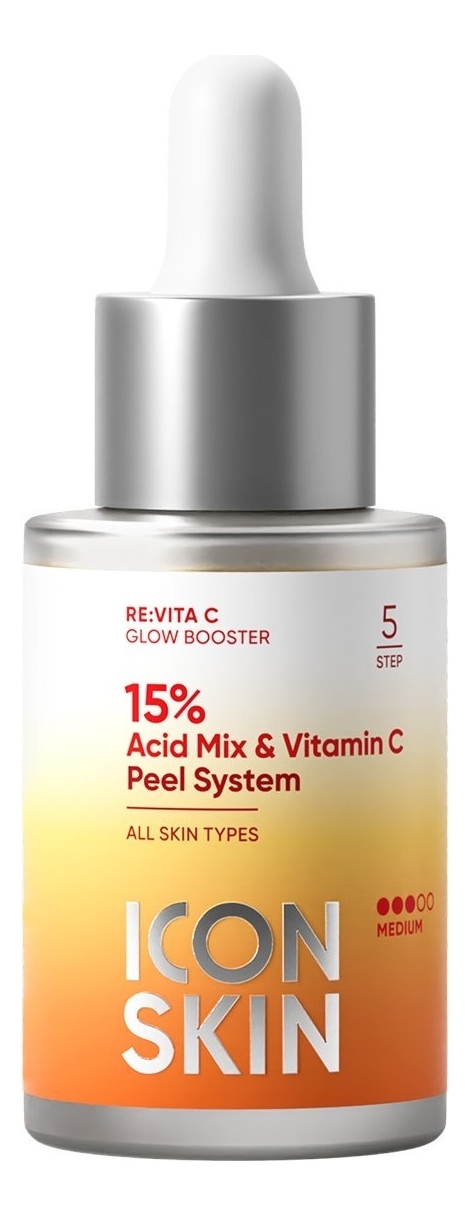 

Пилинг для лица с витамином C 15% Re:Vita C Acid Mix & Vitamin 30мл