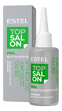 Эликсир для кончиков волос Восстановление Top Salon Pro. 30мл