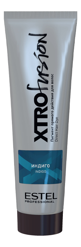 Пигмент прямого действия для волос Xtro Fusion 100мл: Индиго