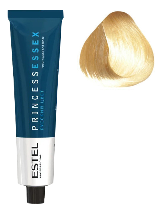 Крем-краска для волос Русский цвет Princess Essex 60мл: 10/74 Светлый блондин коричнево-медный