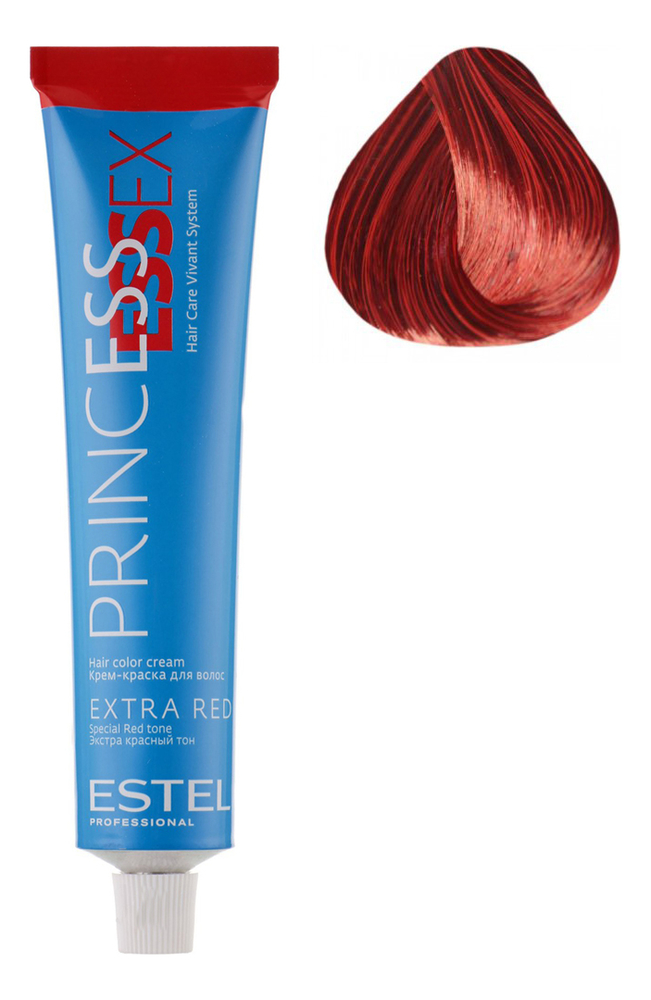 

Крем-краска для волос Princess Essex Extra Red 60мл: 66/46 Зажигательная латина, Крем-краска для волос Princess Essex Extra Red 60мл