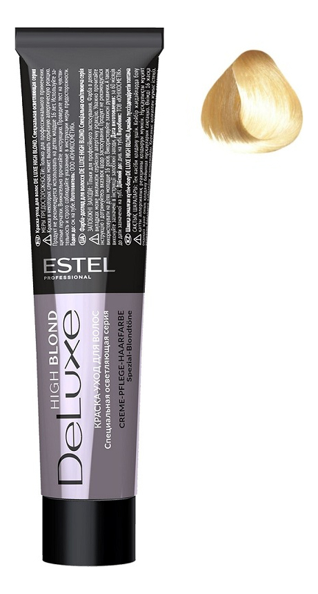 

Краска-уход для волос De Luxe High Blond 60мл: 175 Коричнево-красный блондин ультра, Краска-уход для волос De Luxe High Blond 60мл