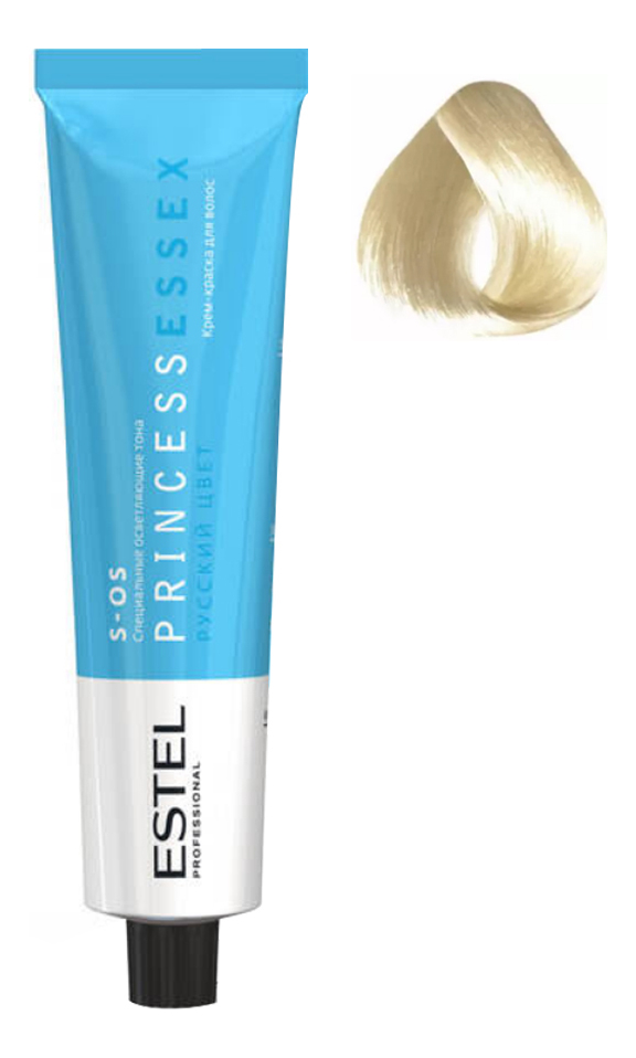 Крем-краска для волос Princess Essex S-OS 60мл: 117 Скандинавский крем краска для волос princess essex s os 60мл 134 саванна