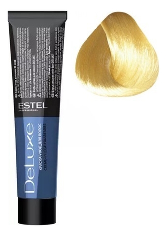 Краска-уход для волос De Luxe 60мл: 10/73 Светлый блондин коричнево-золотистый краска уход для волос de luxe 60мл 10 76 светлый блондин коричнево фиолетовый