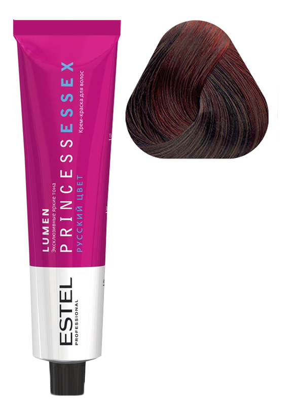 Крем-краска для волос Princess Essex Lumen 60мл: 65 Фиолетово-красный краска для волос princess essex 65 lumen фиолетово красный