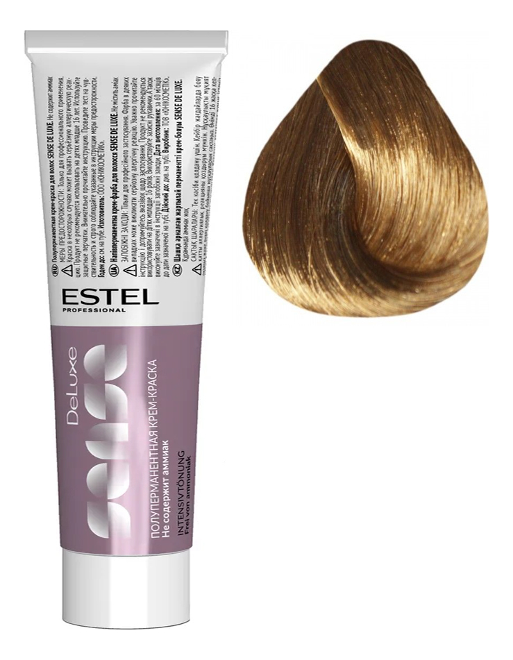 

Полуперманентная крем-краска для волос без аммиака Sense De Luxe 60мл: 7/7 Русый коричневый, Полуперманентная крем-краска для волос без аммиака Sense De Luxe 60мл