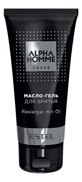 Масло-гель для бритья Alpha Homme Pro Shave: Масло-гель 100мл