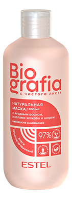 

Натуральная маска для волос Пролонгированный блеск Biografia 300мл