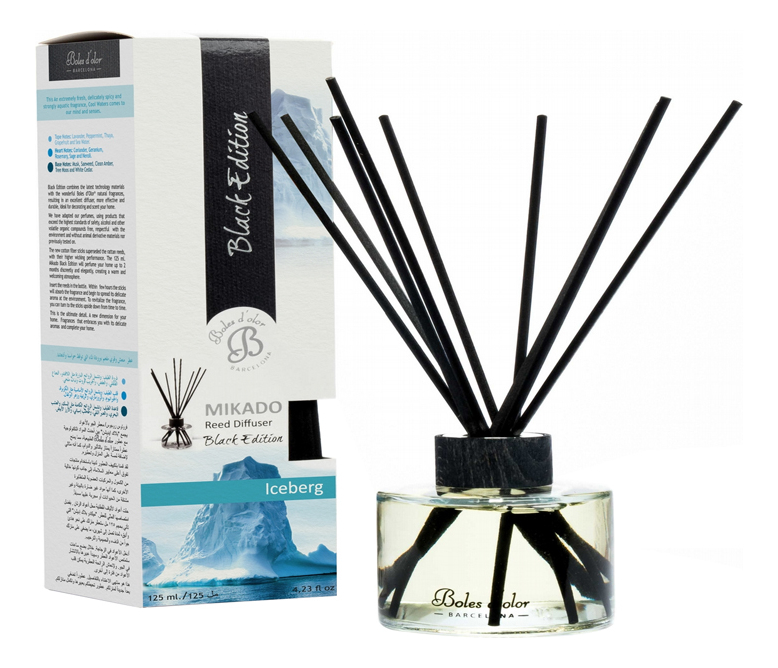 

Ароматический диффузор Black Edition Iceberg (Айсберг): ароматический диффузор 125мл, Ароматический диффузор Black Edition Iceberg (Айсберг)