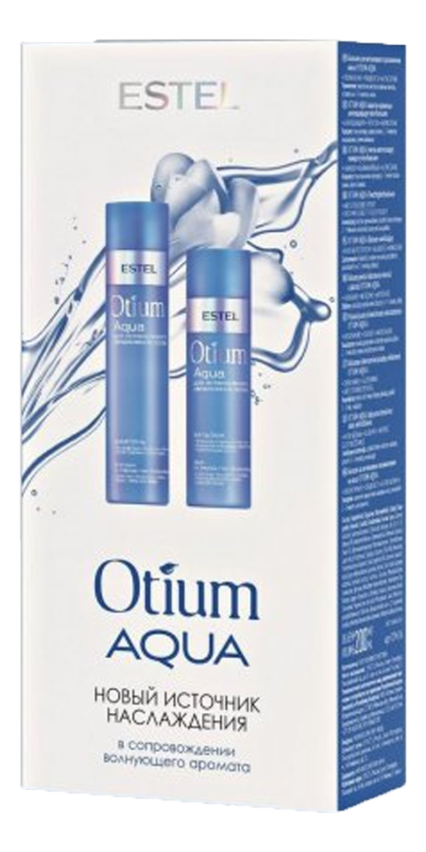 Набор для интенсивного увлажнения волос Otium Aqua (шампунь 250мл + бальзам 200мл) бальзам для интенсивного увлажнения волос otium aqua бальзам 200мл