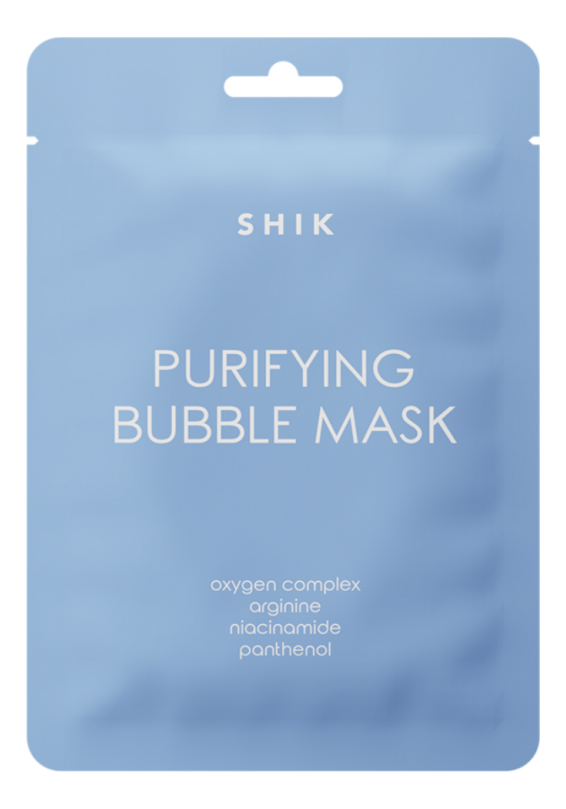 Тканевая маска-пена для лица Purifying Bubble Mask: Маска 1шт маска пена для лица shik purifying bubble mask 22 мл