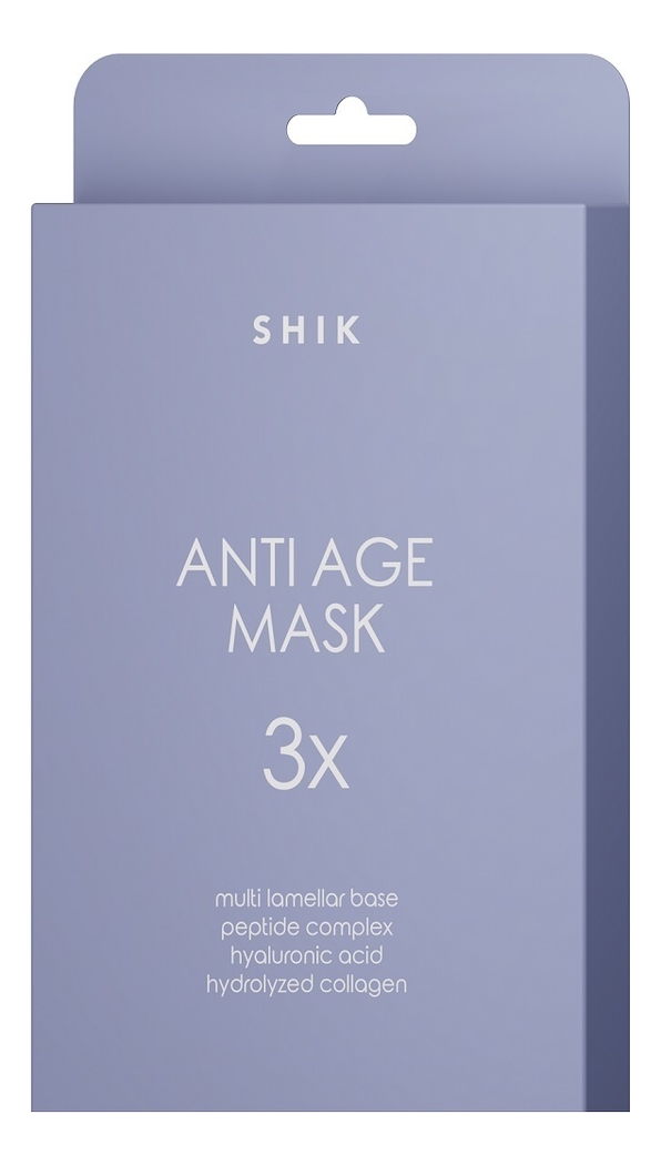 

Антивозрастная тканевая маска для лица Anti Age Mask: Маска 3шт, Антивозрастная тканевая маска для лица Anti Age Mask