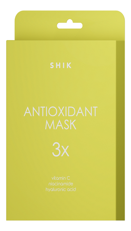 Антиоксидантная маска для лица с витамином C Antioxidant Mask: Маска 3шт маска с витамином с для лица shik antioxidant mask 22 мл