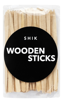 Деревянные шпатели для воска Wooden Sticks 100шт